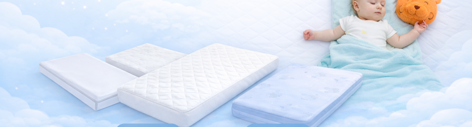 מזרן לתינוק עמינח 120x60 ו-140x70 למיטת תינוק ומיטת מעבר