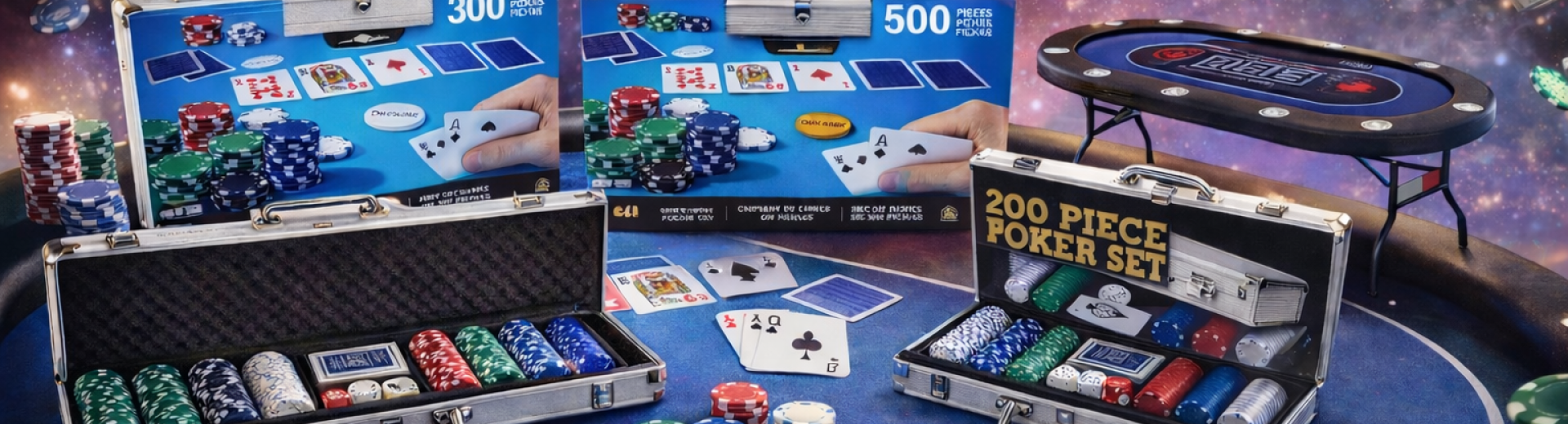 שולחן וערכות פוקר POKER