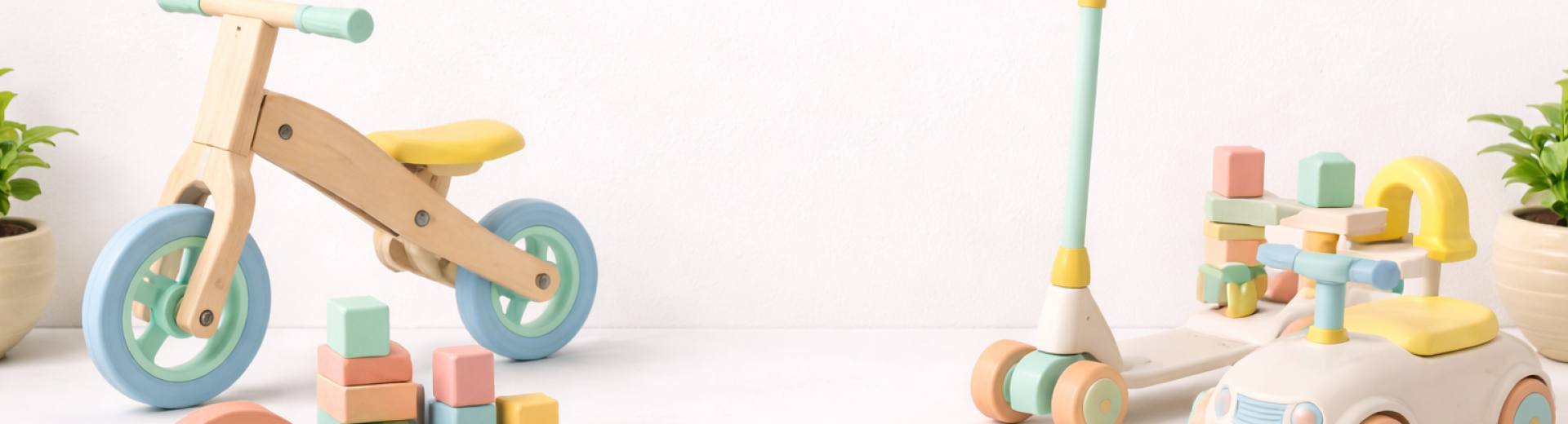 צעצועים לילדים &ndash; אופני איזון, קורקינטים, בימבות וצעצועי עץ