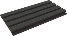 חיפוי קיר חוץ WPC שחור